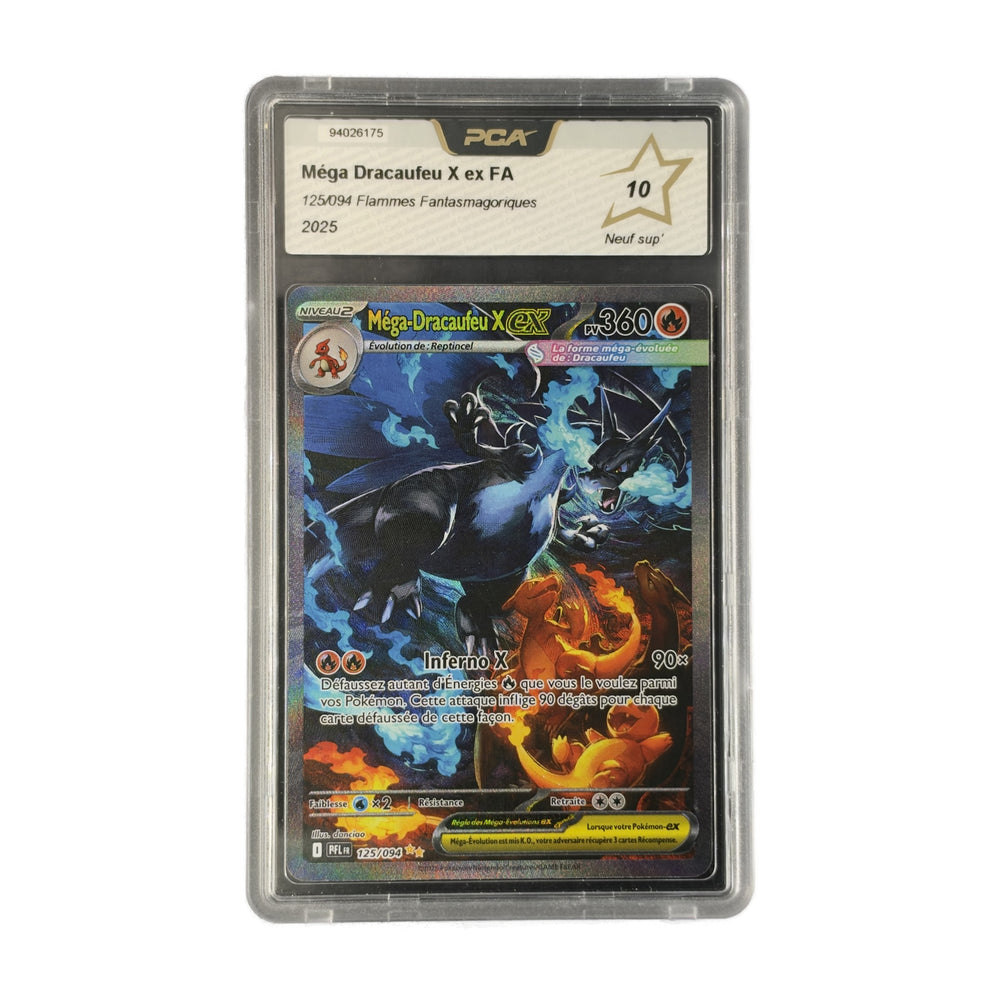 Méga Dracaufeu X ex FA Flammes Fantasmagoriques 125/094 PCA 10