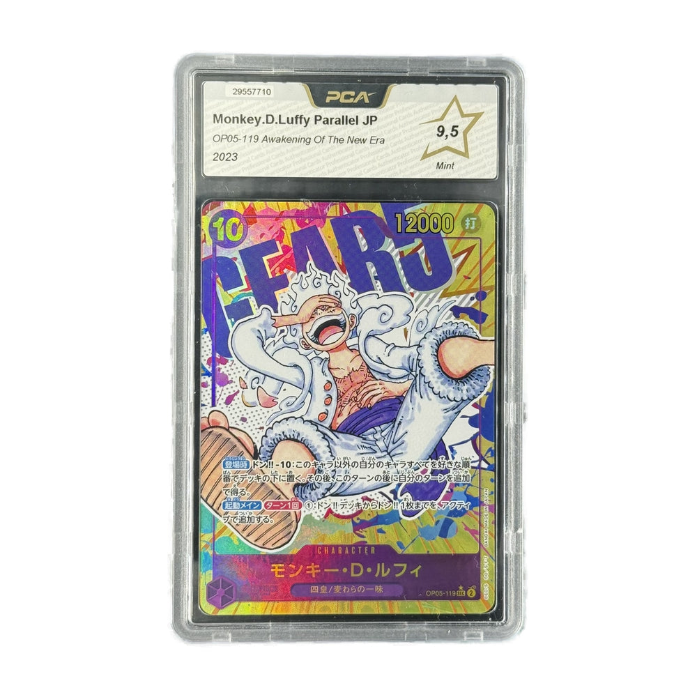 Monkey D. Luffy Parallel JP (One Piece) Awakening Of The New Era OP05-119 PCA 9.5