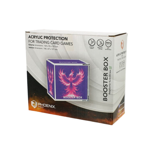 Phoenix Shield – Acrylic case for Yu-Gi-Oh booster box-MASTERSET