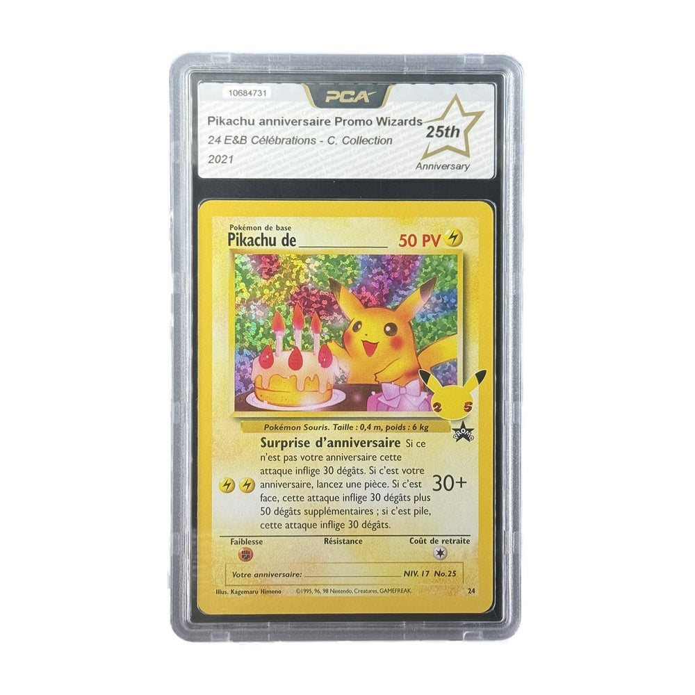 Pikachu anniversaire Promo Wizards Célébrations Classic Collection 24 PCA 25th Anniversary
