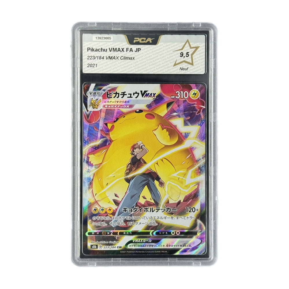 Pikachu VMAX FA JP VMAX Climax 223/184 PCA 9.5