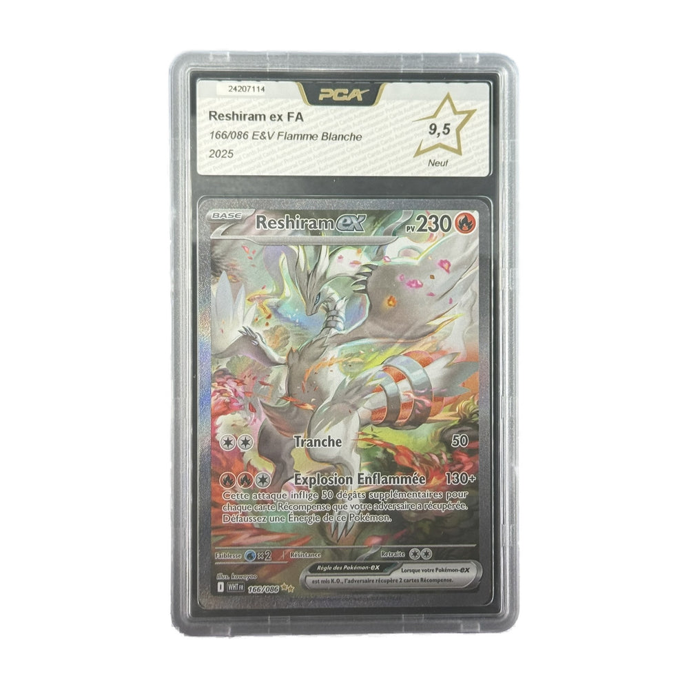 Reshiram ex FA Flamme Blanche 166/086 PCA 9.5