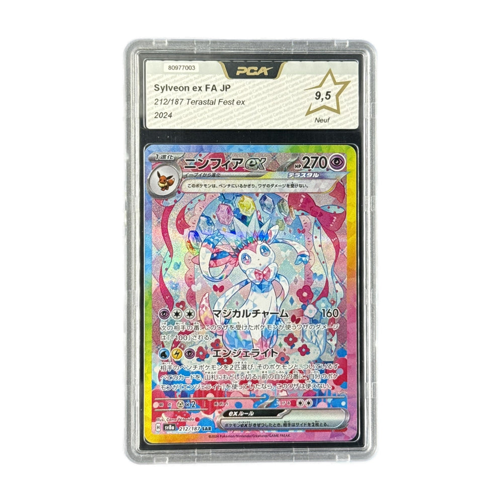 Sylveon ex FA JP Terastal Festival ex 212/187 PCA 9.5