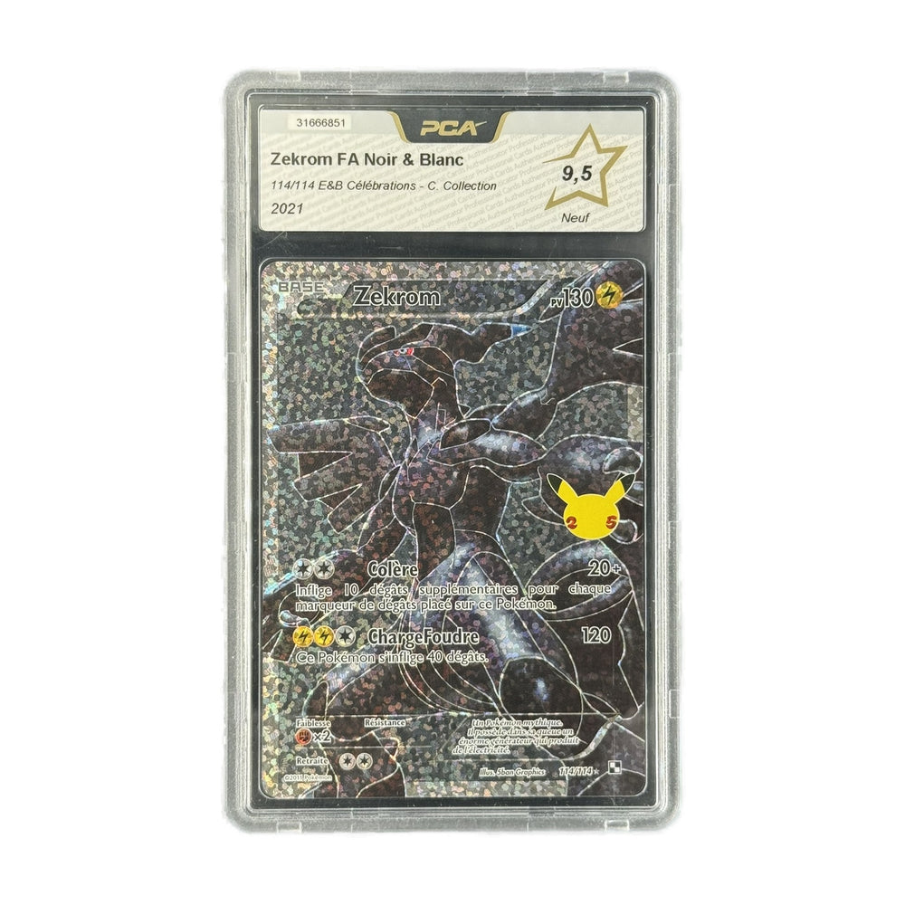 Zekrom FA Noir & Blanc Célébrations Classic Collection 114/114 PCA 9.5