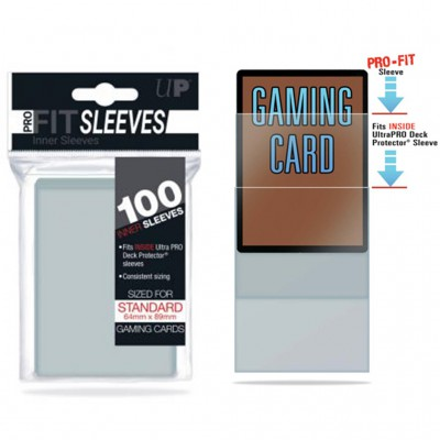 Ultra Pro - Sleeves Standard x100 Transparent Pro-Fit