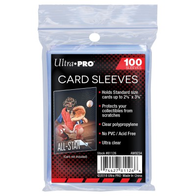 Ultra Pro - Sleeves Standard x100 Stor Safe Transparent